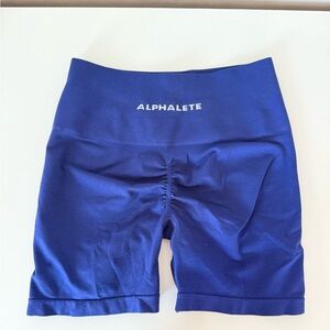 Alphalete Women's Royal Blue Bike Shorts